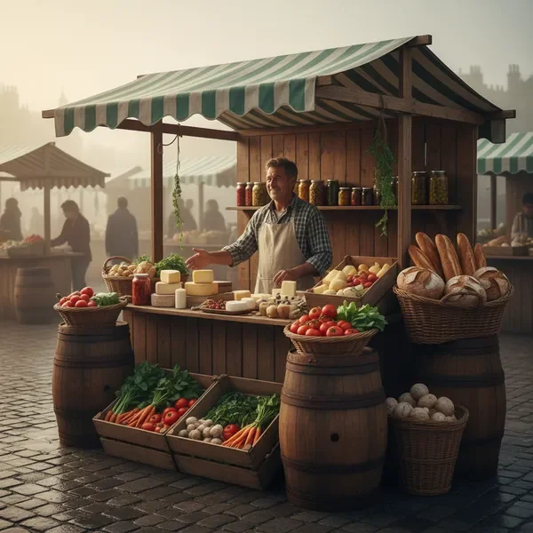 הדוכן הראשון שלנו